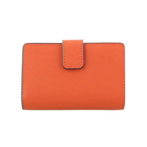マイケルコース 二つ折り財布 レディース ジェット セット トラベル レザー ビルフォールド ジップ コインウォレット オレンジ MICHAEL KORS 35F7GTVF2L RED CLAY
