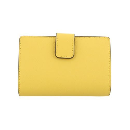 マイケルコース 二つ折り財布 レディース ジェット セット トラベル レザー ビルフォールド ジップ コインウォレット イエロー MICHAEL KORS 35F7GTVF2L DAISY YELLOW