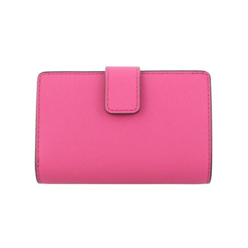 マイケルコース 二つ折り財布 レディース ジェット セット トラベル レザー ビルフォールド ジップ コインウォレット ピンク MICHAEL KORS 35R4STVF6L DRAGONFRUIT