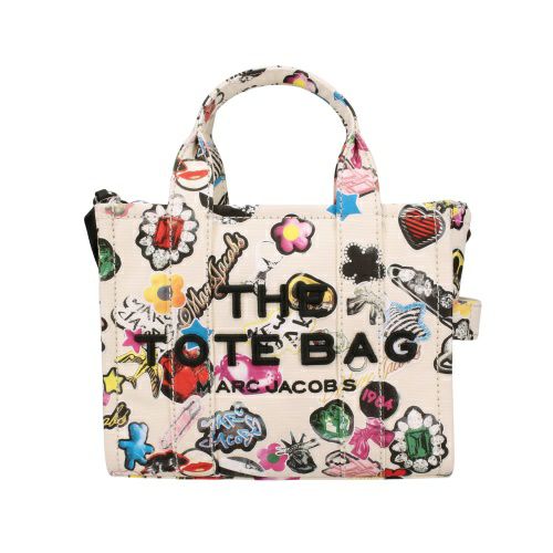 マークジェイコブス トートバッグ レディース SMALL TOTE マルチカラー Marc Jacobs 2S5HTT002H03 101 White Multi