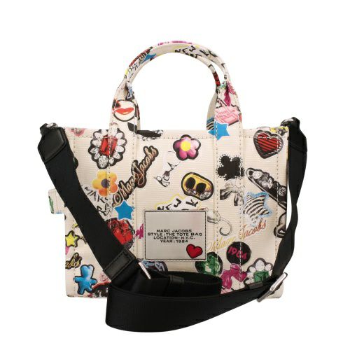 マークジェイコブス トートバッグ レディース SMALL TOTE マルチカラー Marc Jacobs 2S5HTT002H03 101 White Multi