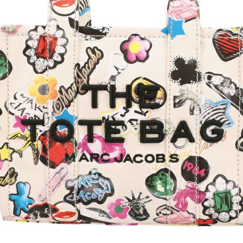 マークジェイコブス トートバッグ レディース SMALL TOTE マルチカラー Marc Jacobs 2S5HTT002H03 101 White Multi