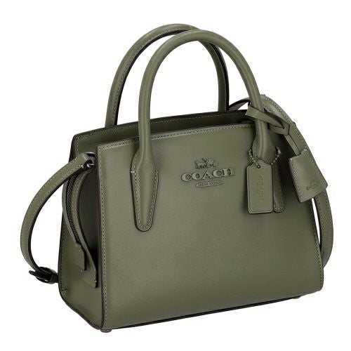コーチ アウトレット ハンドバッグ レディース アンドレア キャリーオール カーキグリーン COACH OUTLET CP081 QBMGR ミリタリーグリーン