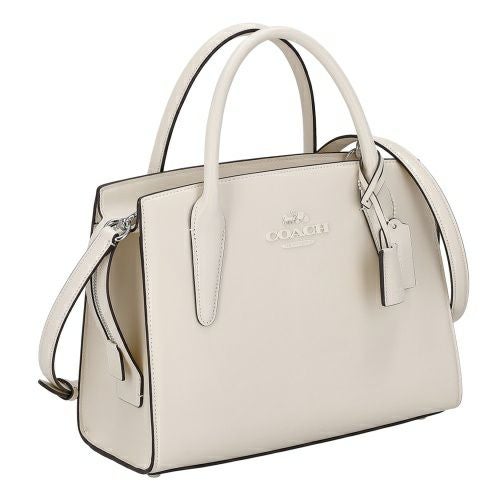 コーチ アウトレット ハンドバッグ レディース ラージ アンドレア キャリーオール ホワイト COACH OUTLET CP086 SV/HA シルバー/チョーク