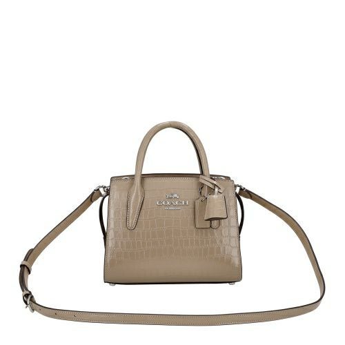 コーチ アウトレット ハンドバッグ レディース アンドレア キャリーオール ブラウン COACH OUTLET CR105 SV/ST シルバー/ストーン