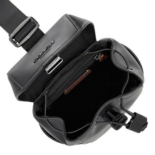 COACH レザー ボディバッグ 黒 COACH（コーチ） 並行輸入 ウエストバッグ ボディバッグ