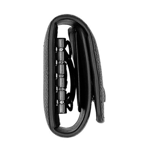 コーチ アウトレット キーケース メンズ ファイブ リング キー ケース・シグネチャー キャンバス ブラック COACH OUTLET CAR00 QBMI5 チャコール/ブラック