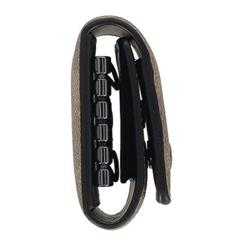 コーチ アウトレット キーケース メンズ ファイブ リング キー ケース・シグネチャー キャンバス ブラウン COACH OUTLET CAR00 QBTN2 タン