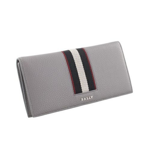 バリー 長財布 メンズ グレー BALLY 6306282 ADRIA DARK MINERAL PALLADIO