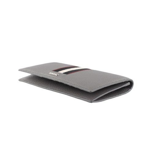 バリー 長財布 メンズ グレー BALLY 6306282 ADRIA DARK MINERAL PALLADIO