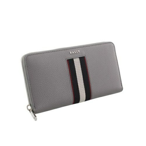 BALLY バリー ラウンド 長財布 バレン 未使用品 グレー 6306284 バリー BALLY 長財布 ウォレット 6306284 メンズ グレー - 【腕時計の