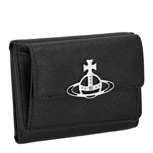 ヴィヴィアンウエストウッド 三つ折り財布 レディース ブラック Vivienne Westwood 5115002UW L001N N401 BLACK