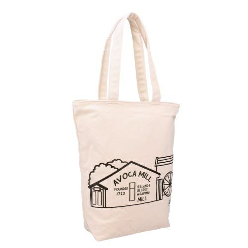 アヴォカ トートバッグ レディース ホワイト AVOCA ACT-001 002 Mill