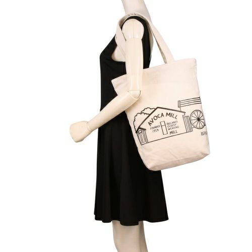 アヴォカ トートバッグ レディース ホワイト AVOCA ACT-001 002 Mill