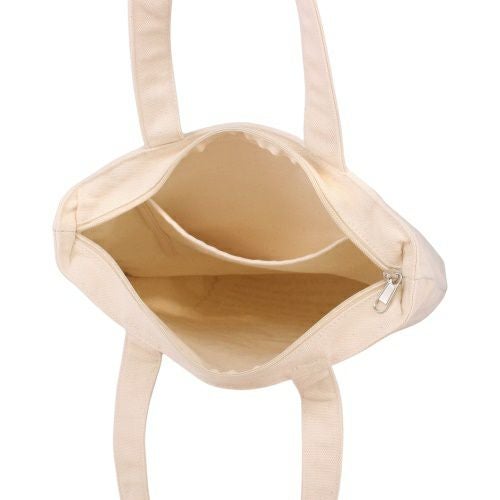 アヴォカ トートバッグ レディース ホワイト AVOCA ACT-001 003 Label