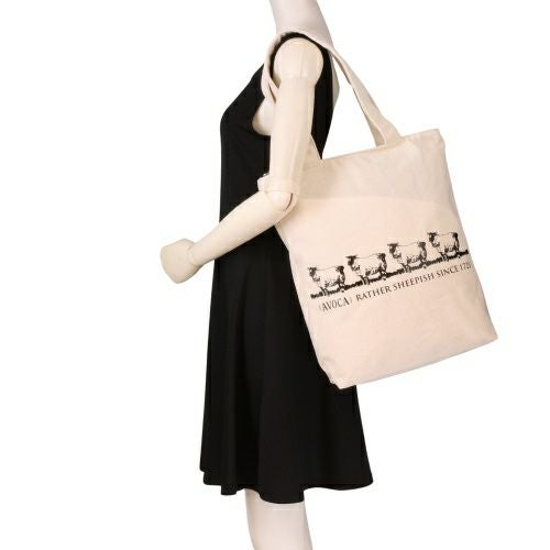 アヴォカ トートバッグ レディース ホワイト AVOCA ACT-001 009 Sheep