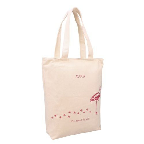 アヴォカ トートバッグ レディース ホワイト AVOCA ACT-001 010 Flamingo
