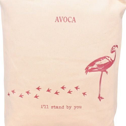アヴォカ トートバッグ レディース ホワイト AVOCA ACT-001 010 Flamingo