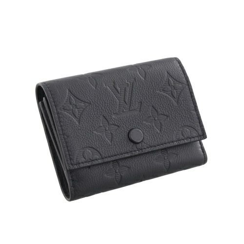 ルイヴィトン 二つ折り財布 モノグラム・シャドウ　ヴィクター・ウォレット ブラック LOUIS VUITTON M12635 Ultra Black