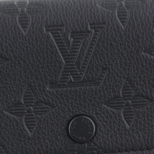ルイヴィトン 二つ折り財布 モノグラム・シャドウ　ヴィクター・ウォレット ブラック LOUIS VUITTON M12635 Ultra Black