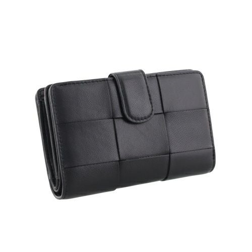 ピュア モエナ 二つ折り財布 レディース ブラック Pua Moena PUMPM50663BK BLACK