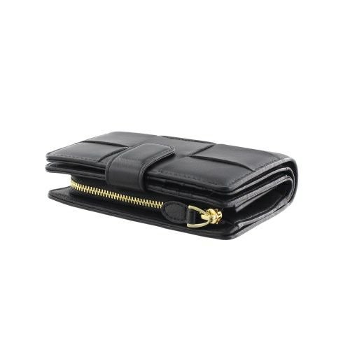 ピュア モエナ 二つ折り財布 レディース ブラック Pua Moena PUMPM50663BK BLACK