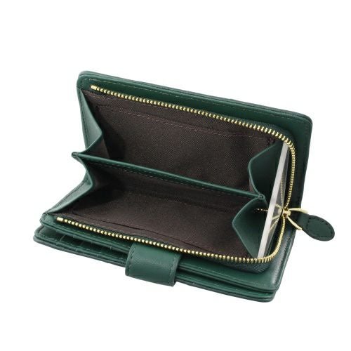 ピュア モエナ 二つ折り財布 レディース グリーン Pua Moena PUMPM50663CGN CYPRUS GREEN