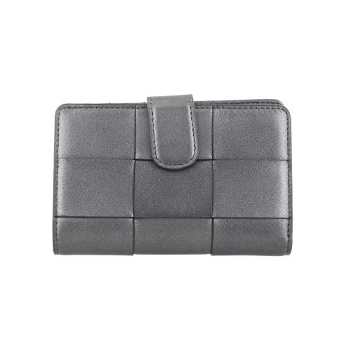 ピュア モエナ 二つ折り財布 レディース グレー Pua Moena PUMPM50663CSV