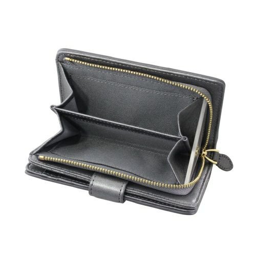 ピュア モエナ 二つ折り財布 レディース グレー Pua Moena PUMPM50663CSV