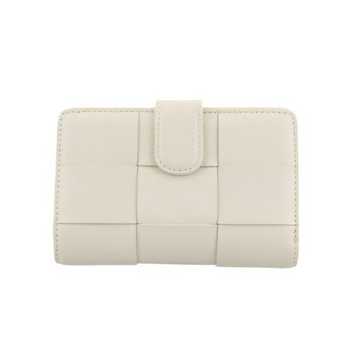 ピュア モエナ 二つ折り財布 レディース ベージュ Pua Moena PUMPM50663ECB Ecru Beige