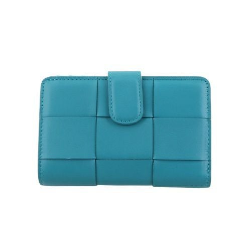 ピュア モエナ 二つ折り財布 レディース ブルー Pua Moena PUMPM50663TBL Turquoise blue