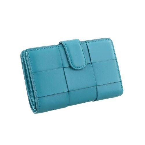 ピュア モエナ 二つ折り財布 レディース ブルー Pua Moena PUMPM50663TBL Turquoise blue