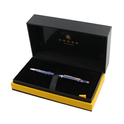 クロス ボールペン SAKURA Day and night Collection・アジア発、限定モデル ブルー CROSS AT0082-163 YOZAKURA コバルトブルー