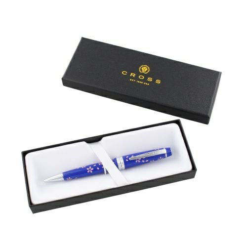 クロス ボールペン SAKURA Day and night Collection・アジア発、限定モデル ブルー CROSS AT0742-16 YOZAKURA