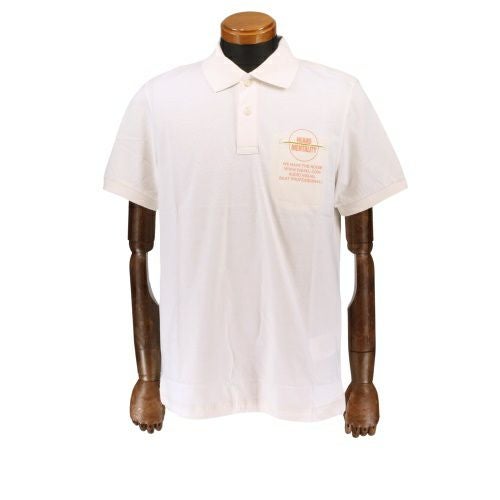 ディーゼル ポロシャツ メンズ T-SPOUCH ホワイト DIESEL A08563 0CJAC 141A IVORY Mサイズ