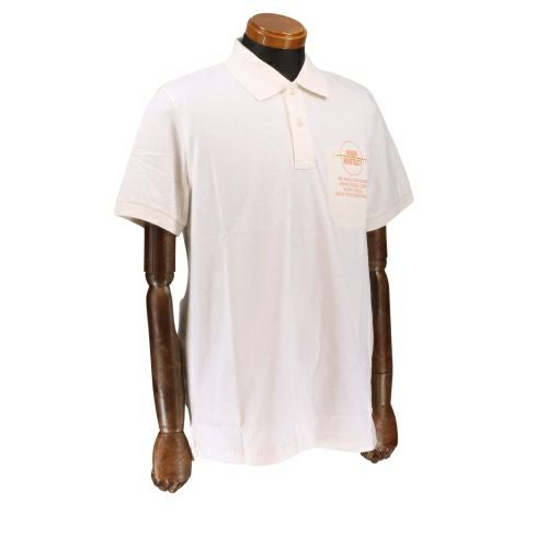 ディーゼル ポロシャツ メンズ T-SPOUCH ホワイト DIESEL A08563 0CJAC 141A IVORY Mサイズ