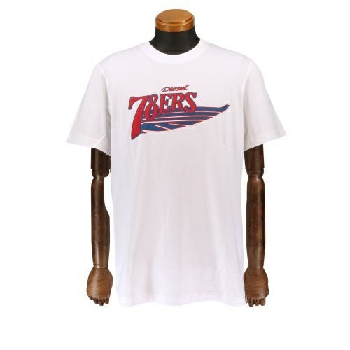 ディーゼル Tシャツ メンズ T-DIEGER-K75 ホワイト DIESEL A12503 0GRAI 100 XLサイズ