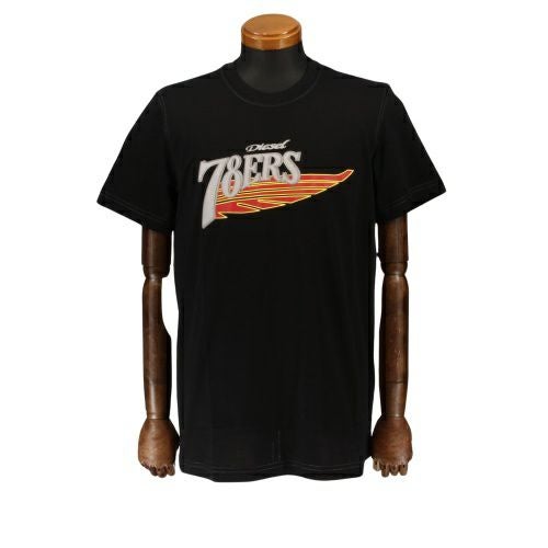 ディーゼル Tシャツ メンズ T-DIEGER-K75 ブラック DIESEL A12503 0GRAI 9XX Lサイズ