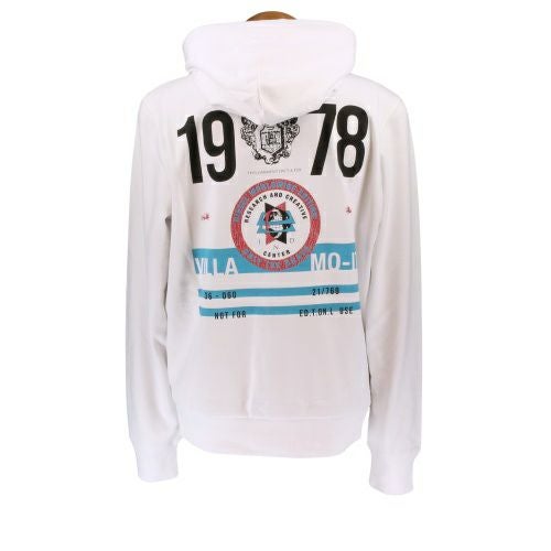 ディーゼル パーカー メンズ S-GINN-HOOD-K39 ホワイト DIESEL A12515 0HAYT 100 Lサイズ