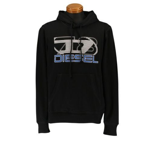 ディーゼル パーカー メンズ S-GINN-HOOD-K40 ブラック DIESEL A12516 0HAYT 9XX Lサイズ