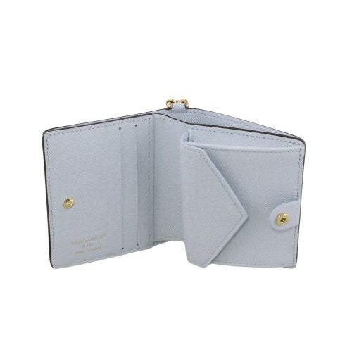 ルイヴィトン 二つ折り財布 モノグラム ポケットウォレット・LV チャーム ブラウン LOUIS VUITTON M14613 アズールブルー