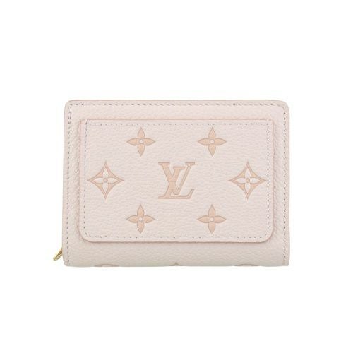 ルイヴィトン 二つ折り財布 モノグラム ポルトフォイユ・クレア ホワイト LOUIS VUITTON M22399 バイカラーエデン