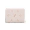 ルイヴィトン 二つ折り財布 モノグラム ポルトフォイユ・クレア ホワイト LOUIS VUITTON M22399 バイカラーエデン