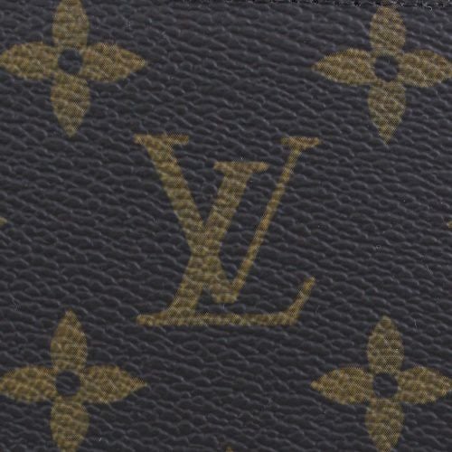 ルイヴィトン 長財布 モノグラム ジッピー・ウォレット ブラウン LOUIS VUITTON M14815 モノグラム/アズールブルー