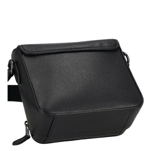 コーチ アウトレット ショルダーバッグ メンズ サリバン フラップ クロスボディ バッグ ブラック COACH OUTLET CY800 QB/BK