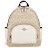 コーチ アウトレット バックパック レディース シグネチャー コート バックパック ホワイト COACH OUTLET CZ176 IMXDM サンド/チョーク