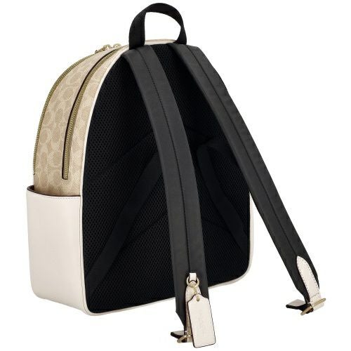 コーチ アウトレット バックパック レディース シグネチャー コート バックパック ホワイト COACH OUTLET CZ176 IMXDM サンド/チョーク