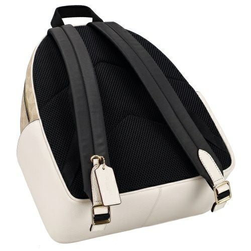 コーチ アウトレット バックパック レディース シグネチャー コート バックパック ホワイト COACH OUTLET CZ176 IMXDM サンド/チョーク