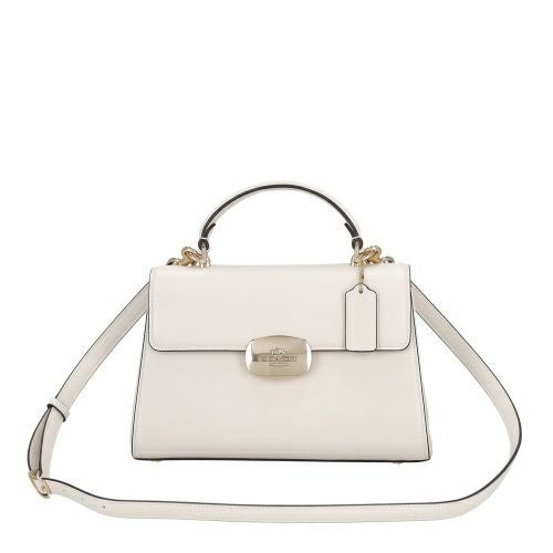 コーチ アウトレット ハンドバッグ レディース エライザ トップ ハンドル ホワイト COACH OUTLET CP006 IMCHK チョーク