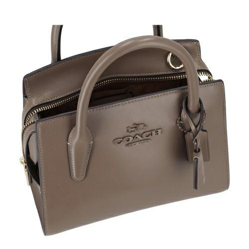 コーチ アウトレット ハンドバッグ レディース アンドレア キャリーオール ブラウン COACH OUTLET CP081 IMV2R ダークストーン